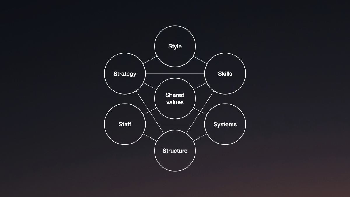 Redesign your leadership using McKinsey's 7-S framework